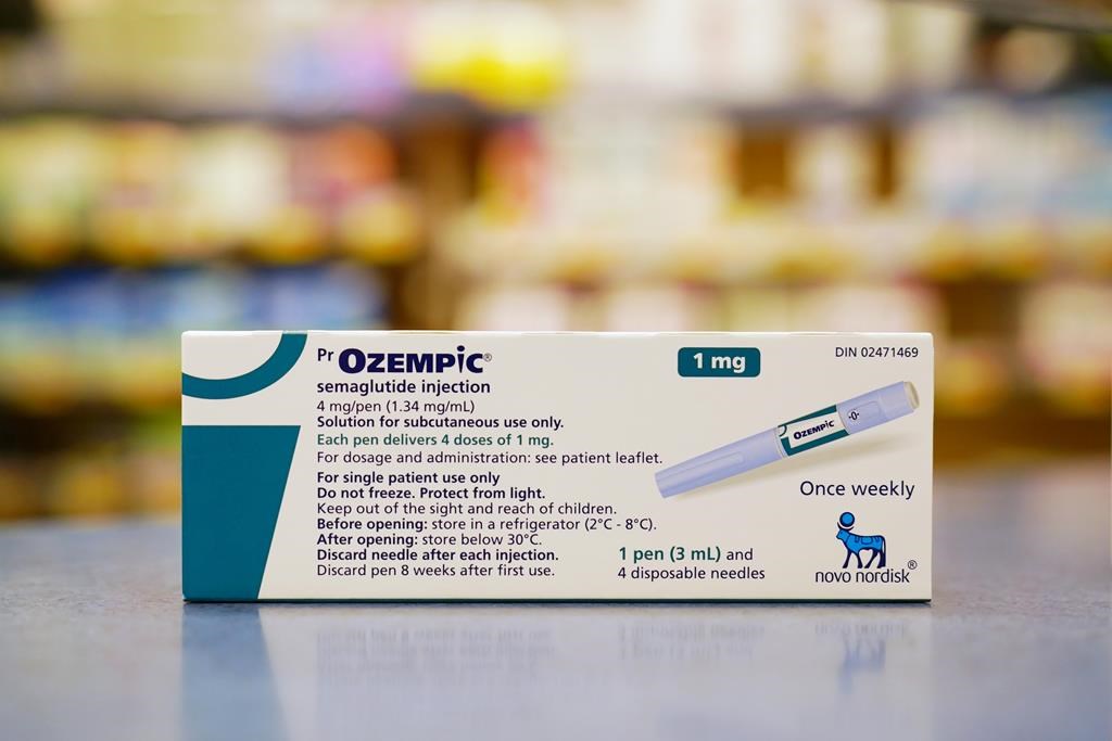 Ozempic 1 mg pen, Canadian DIN 02471469, semaglutide injection by Novo Nordisk