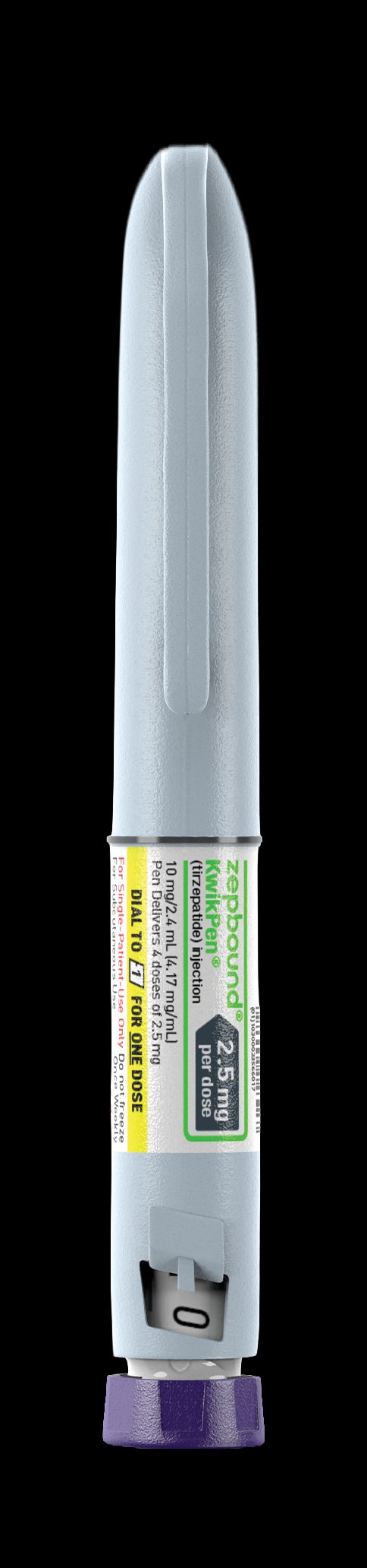 Zepbound KwikPen, tirzepatide injection by Eli Lilly